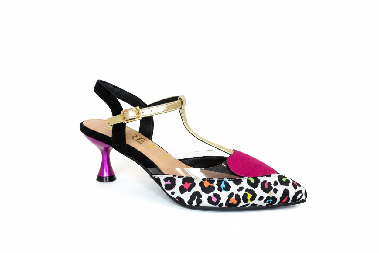 Zapato print corazón AZAREY
