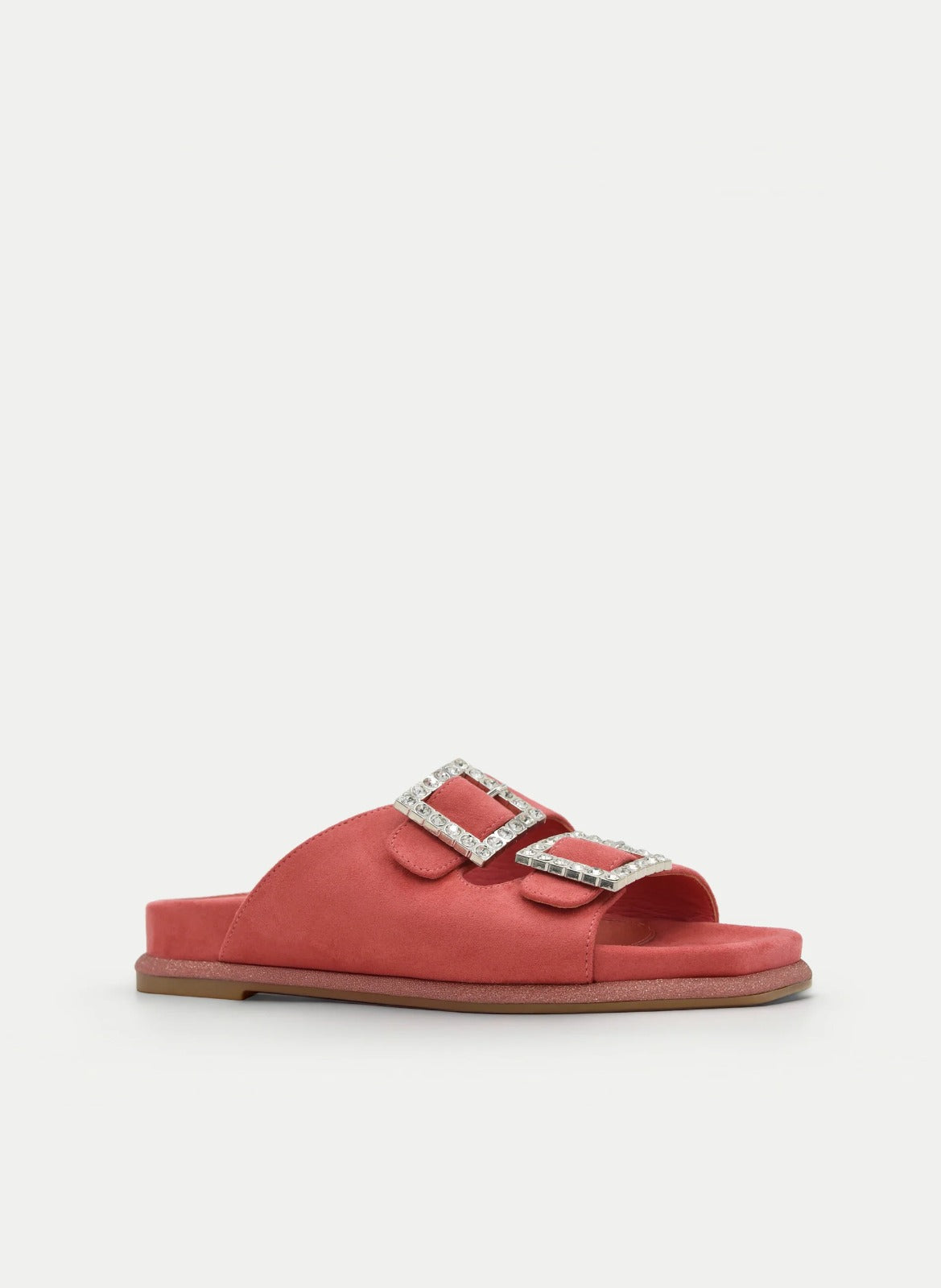 Sandalias planas AZAREY con hebillas joya