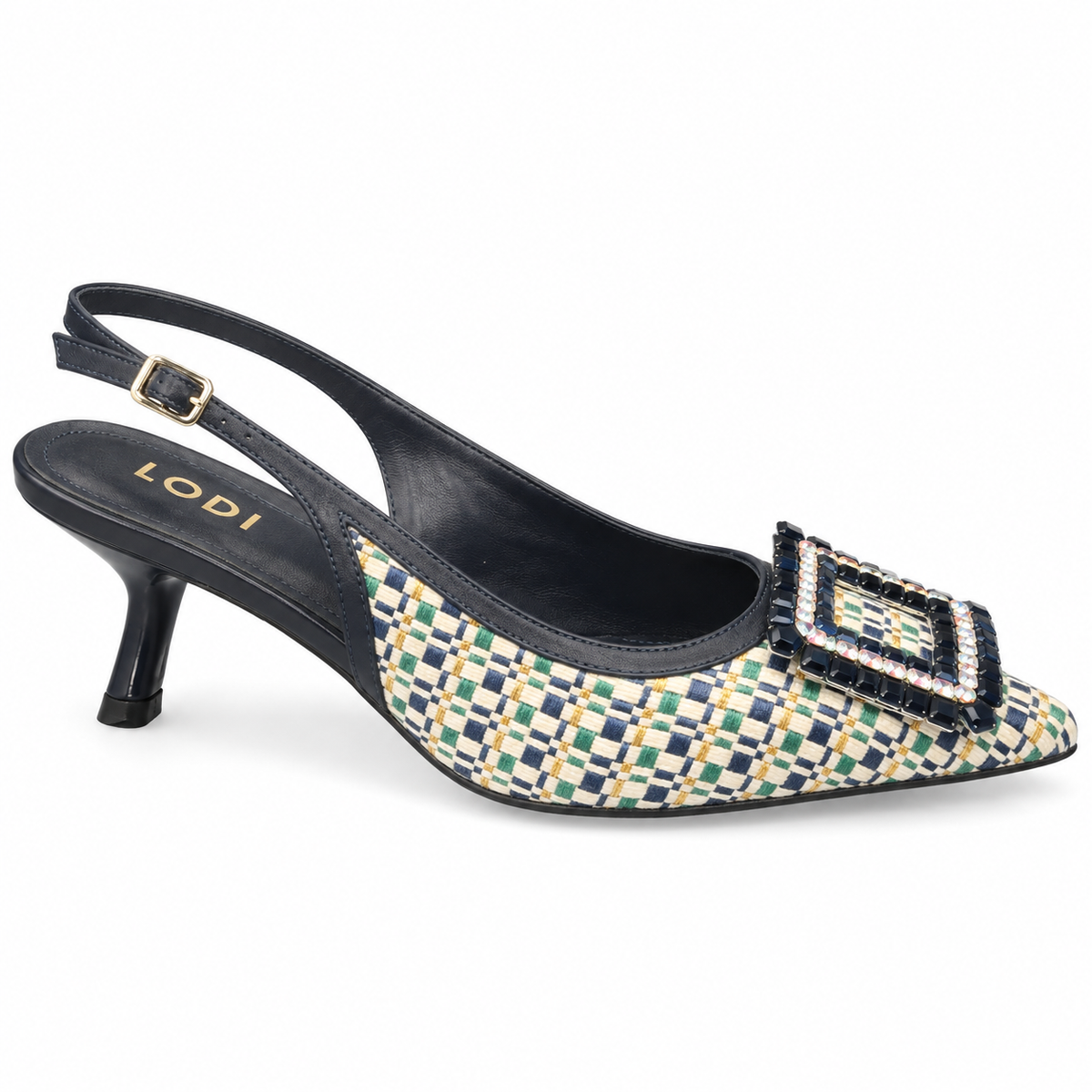 Zapato Rafia Multi-Navy LODI