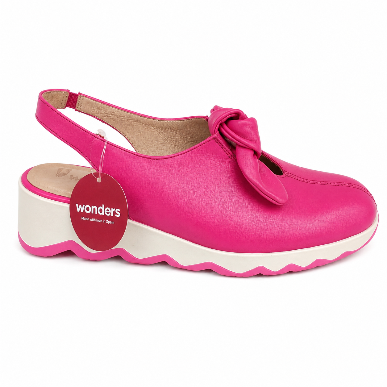 Zapato Fucsia Lazo Wonders