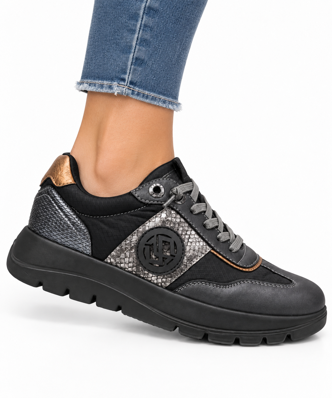 Zapatillas Mysoft Negro
