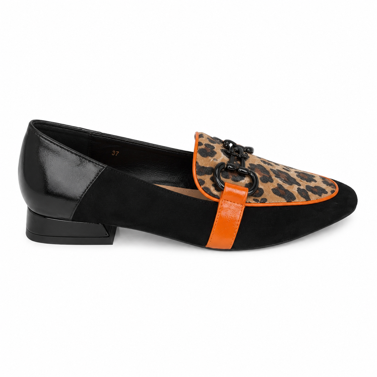Mocasín Azarey Print/Naranja