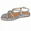 Sandalias planas AZAREY brillo