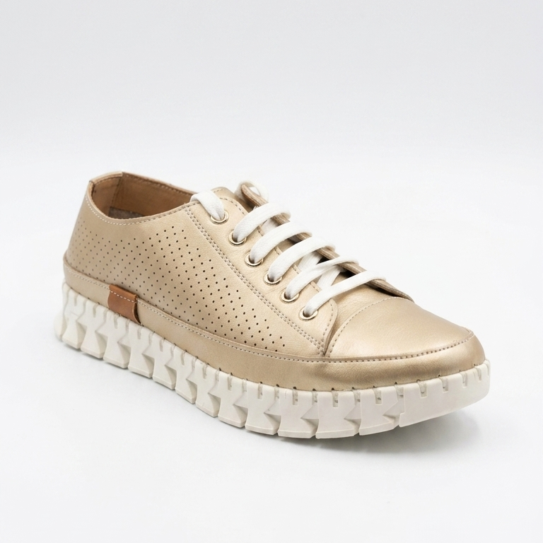 Deportivas Wonders doradas
