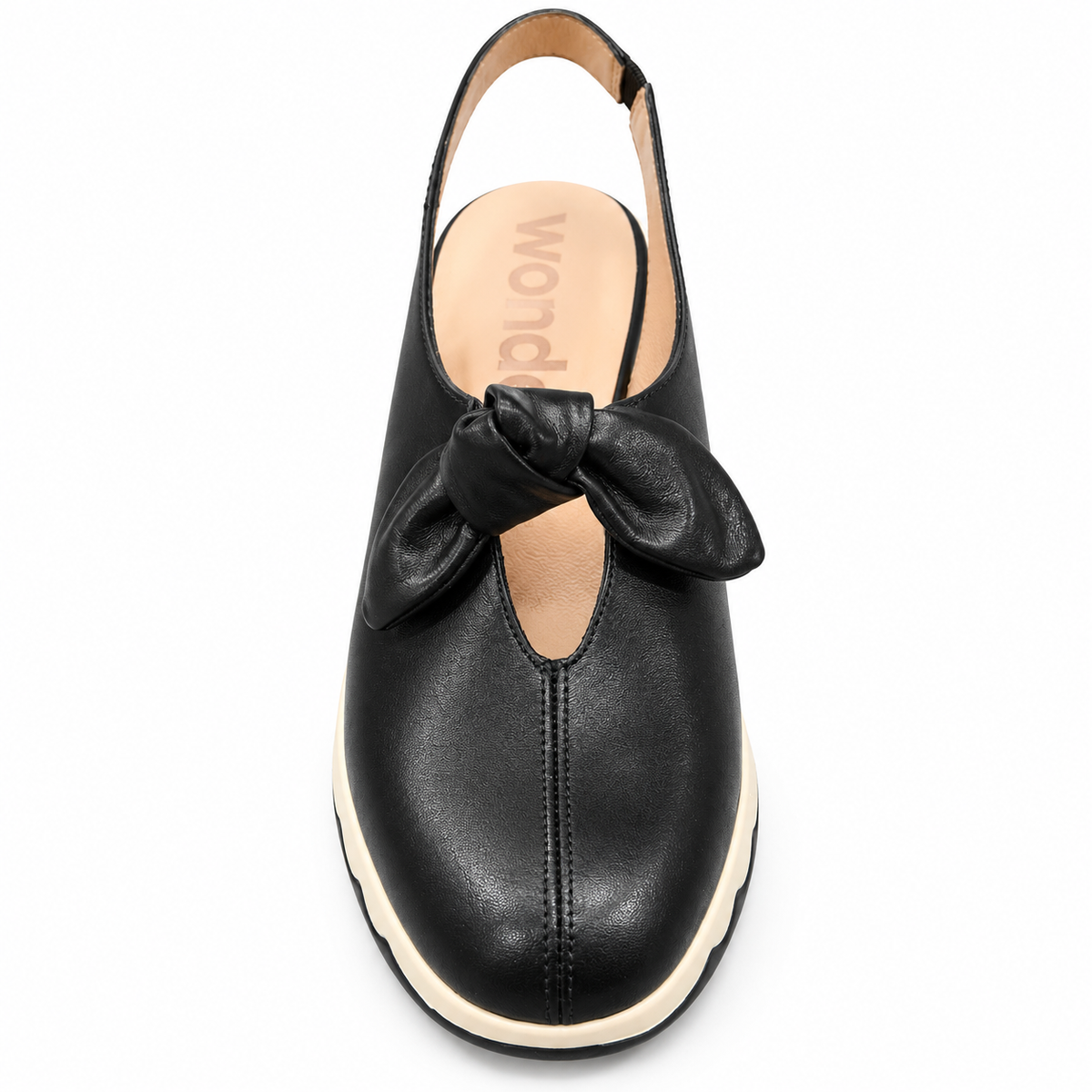 Zapato Negro Destalonado Wonders