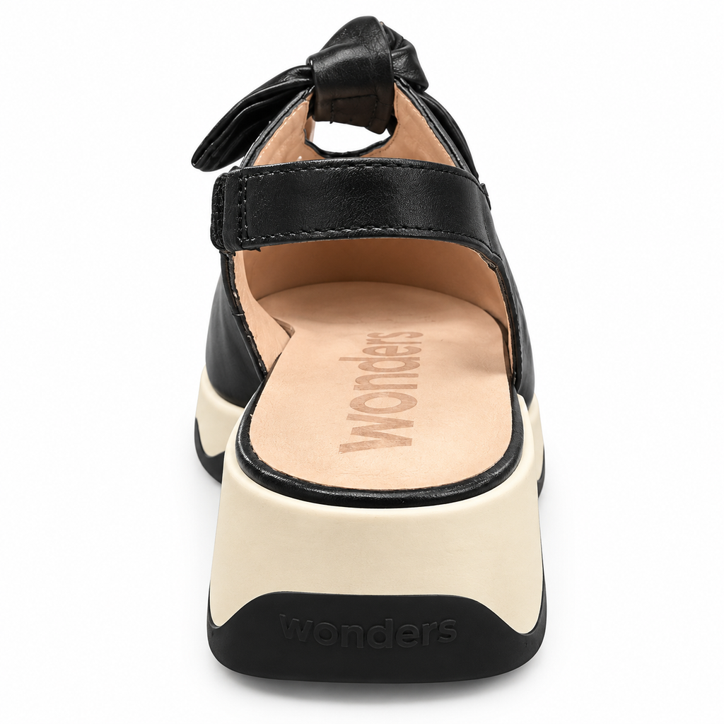 Zapato Negro Destalonado Wonders