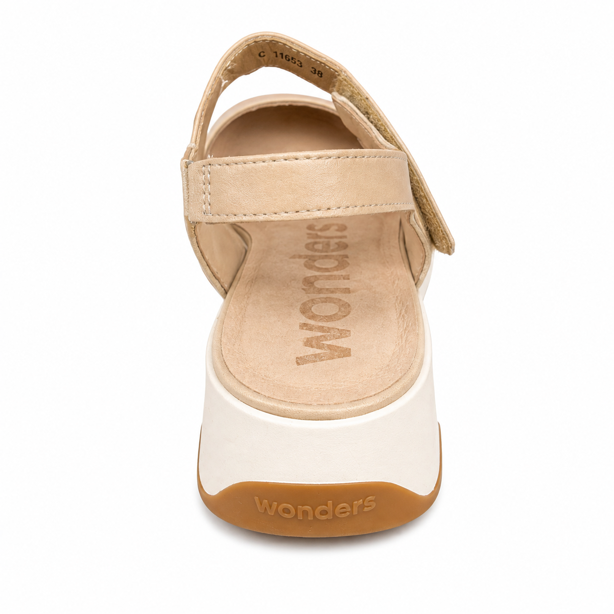 Zapato Beige Destalonado Wonders