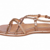 Sandalias planas AZAREY brillo