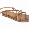 Sandalias planas AZAREY brillo