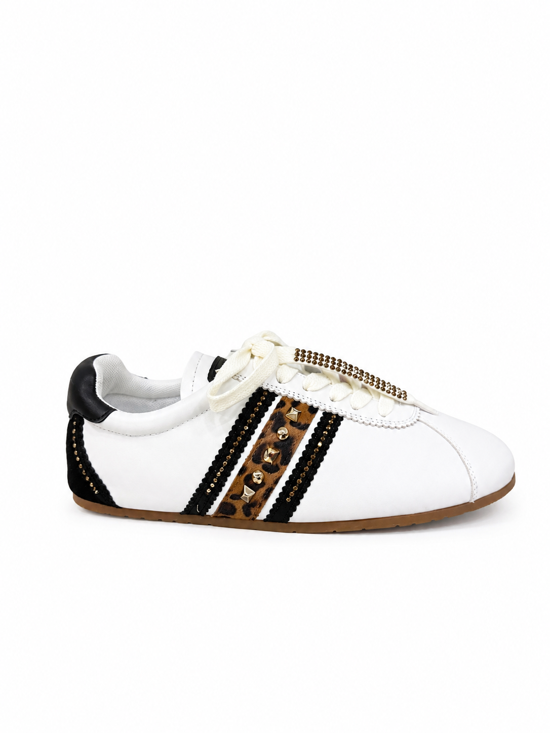 Zapatilla Duero blanco y negro