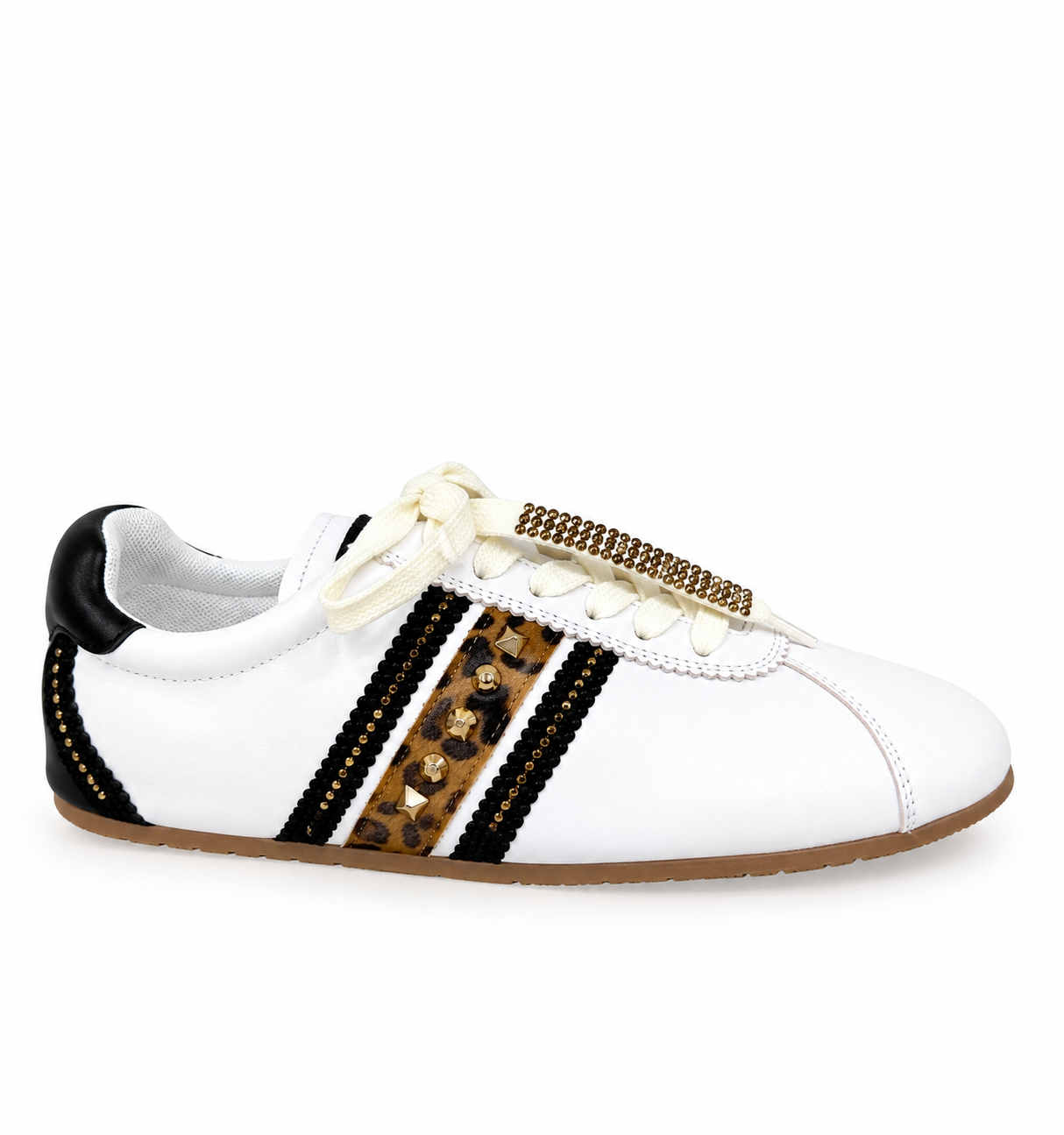 Zapatilla Duero blanco y negro