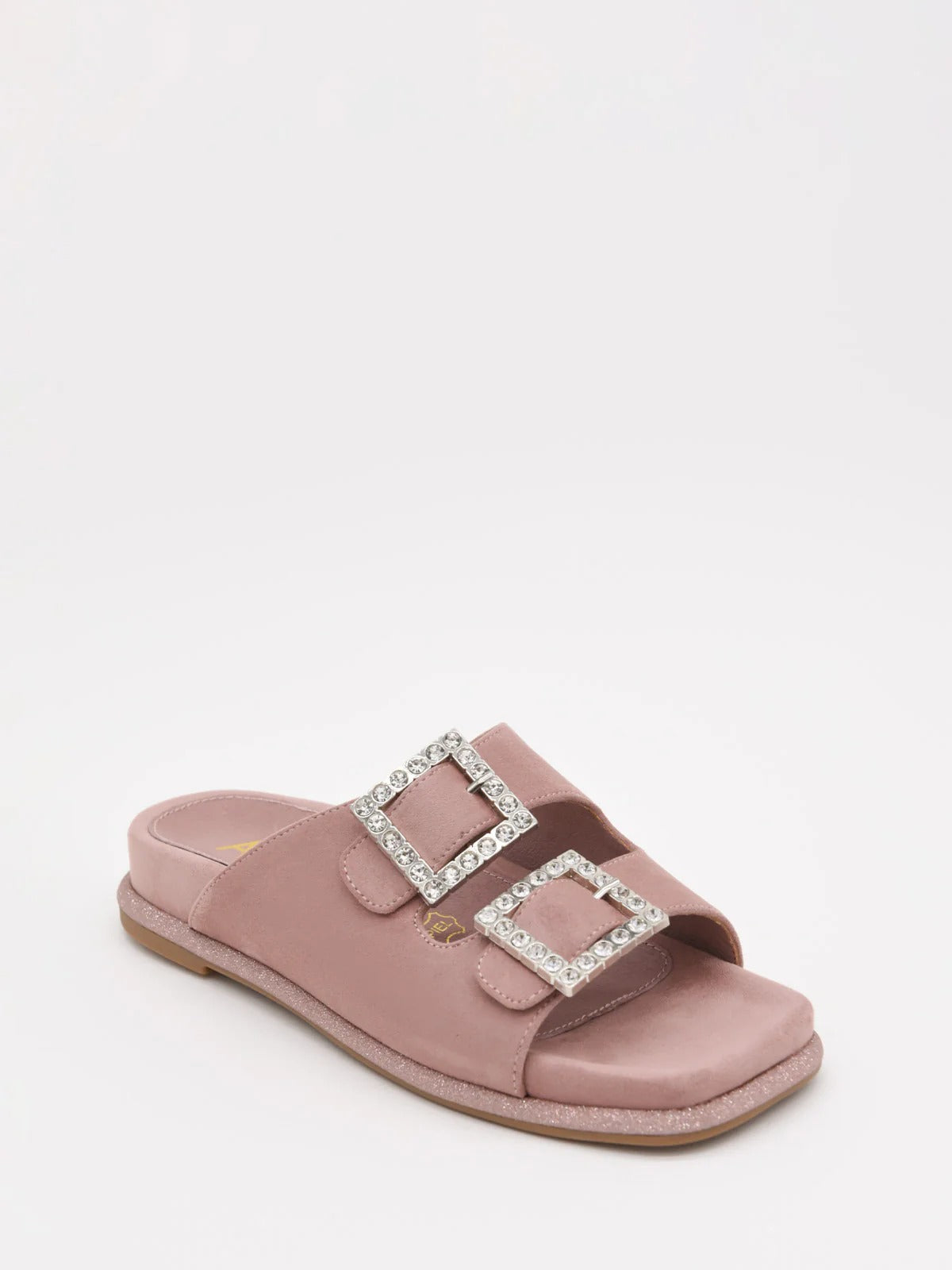 Sandalias planas AZAREY con hebillas joya