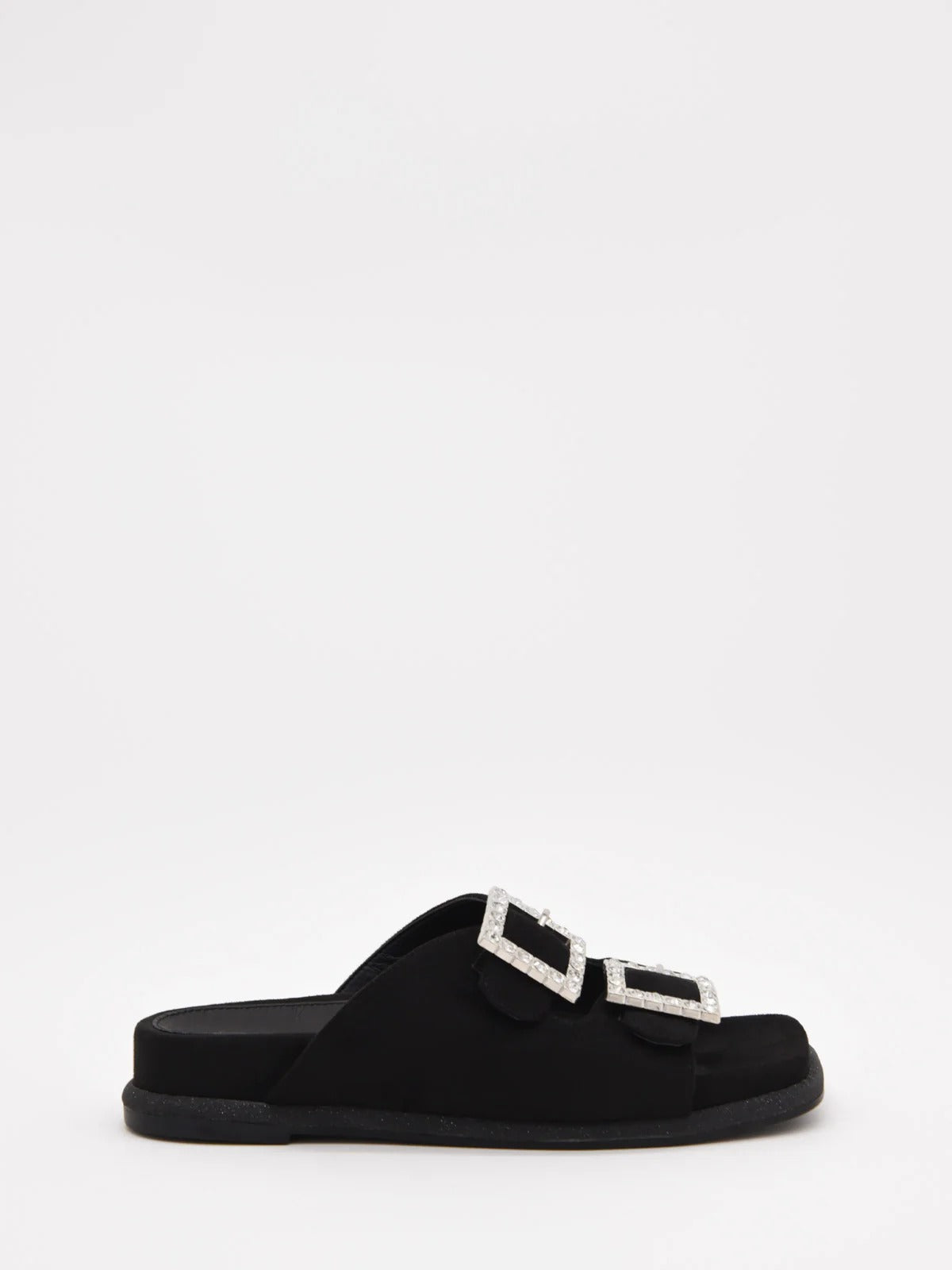 Sandalias planas AZAREY con hebillas joya
