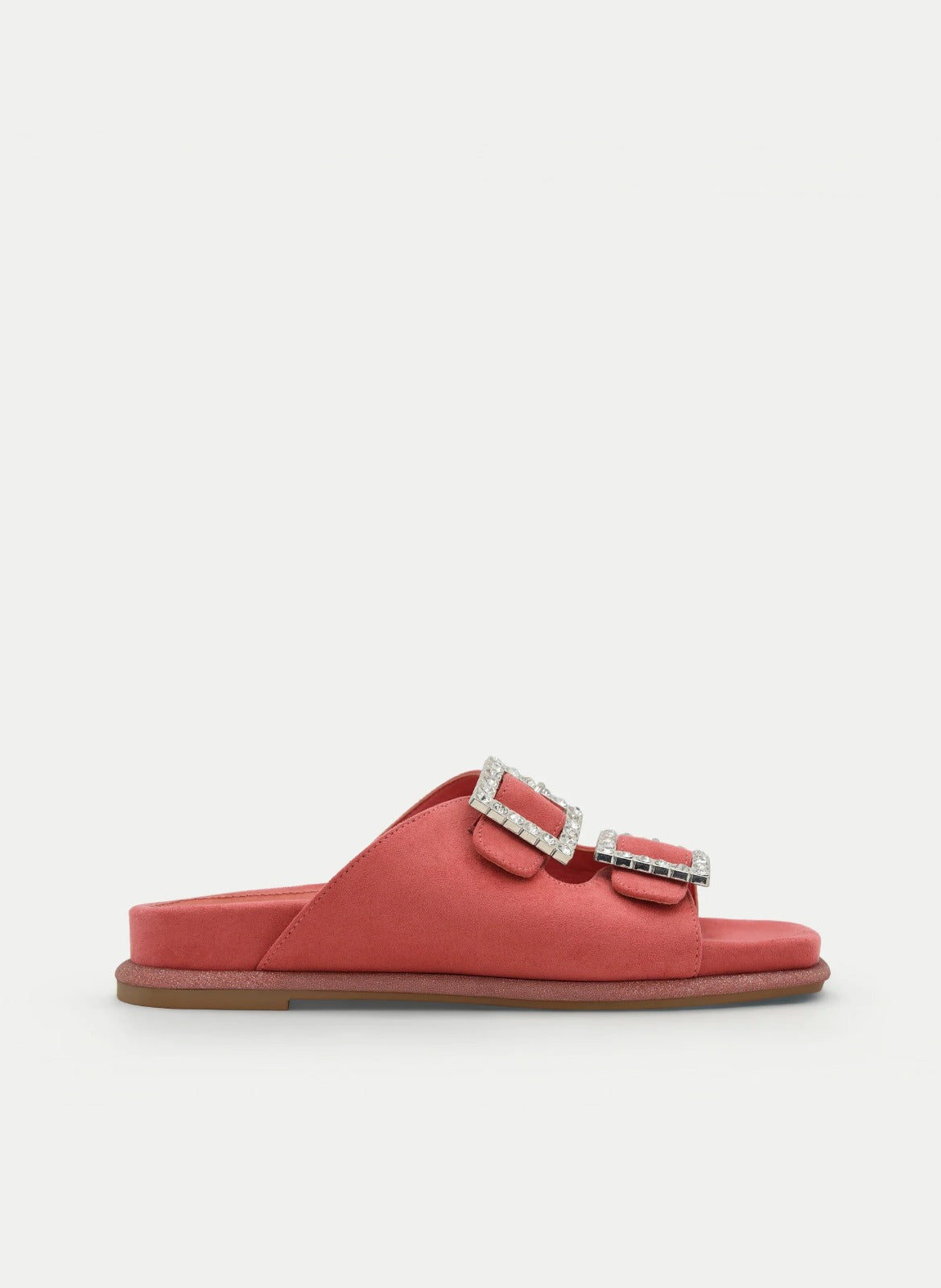 Sandalias planas AZAREY con hebillas joya