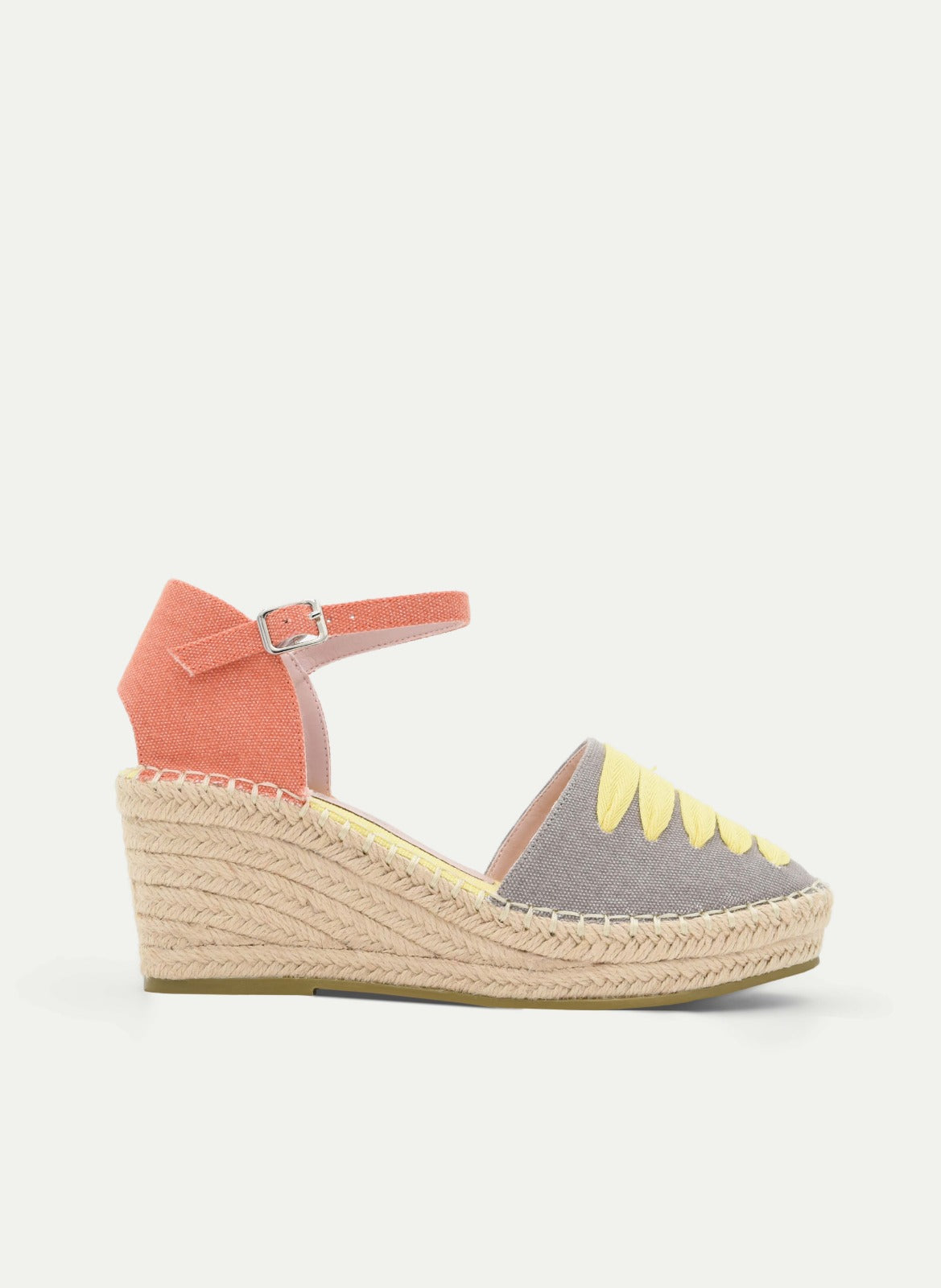 Alpargatas AZAREY multicolor con forma de cuña