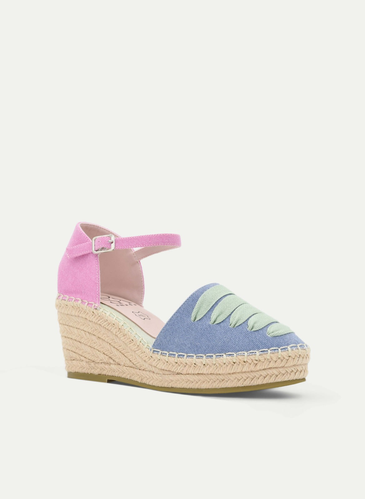 Alpargatas AZAREY multicolor con forma de cuña