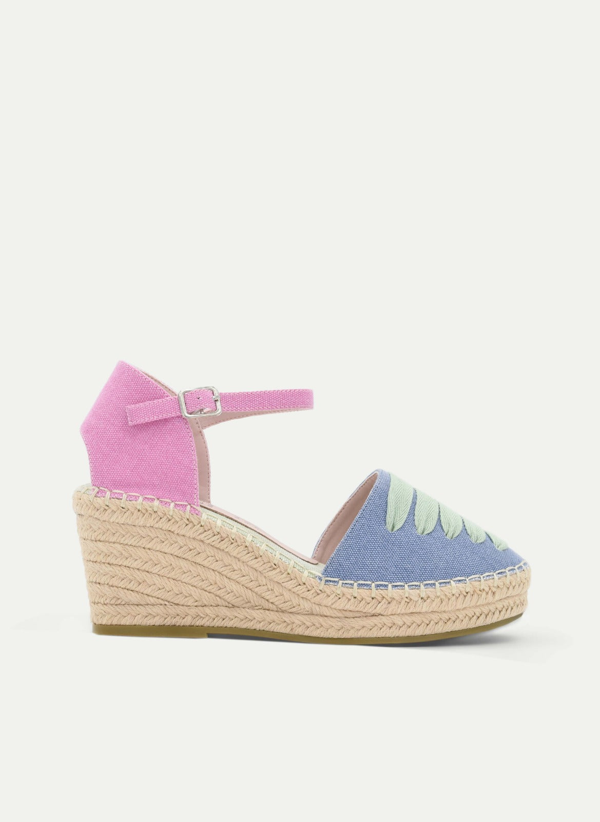 Alpargatas AZAREY multicolor con forma de cuña
