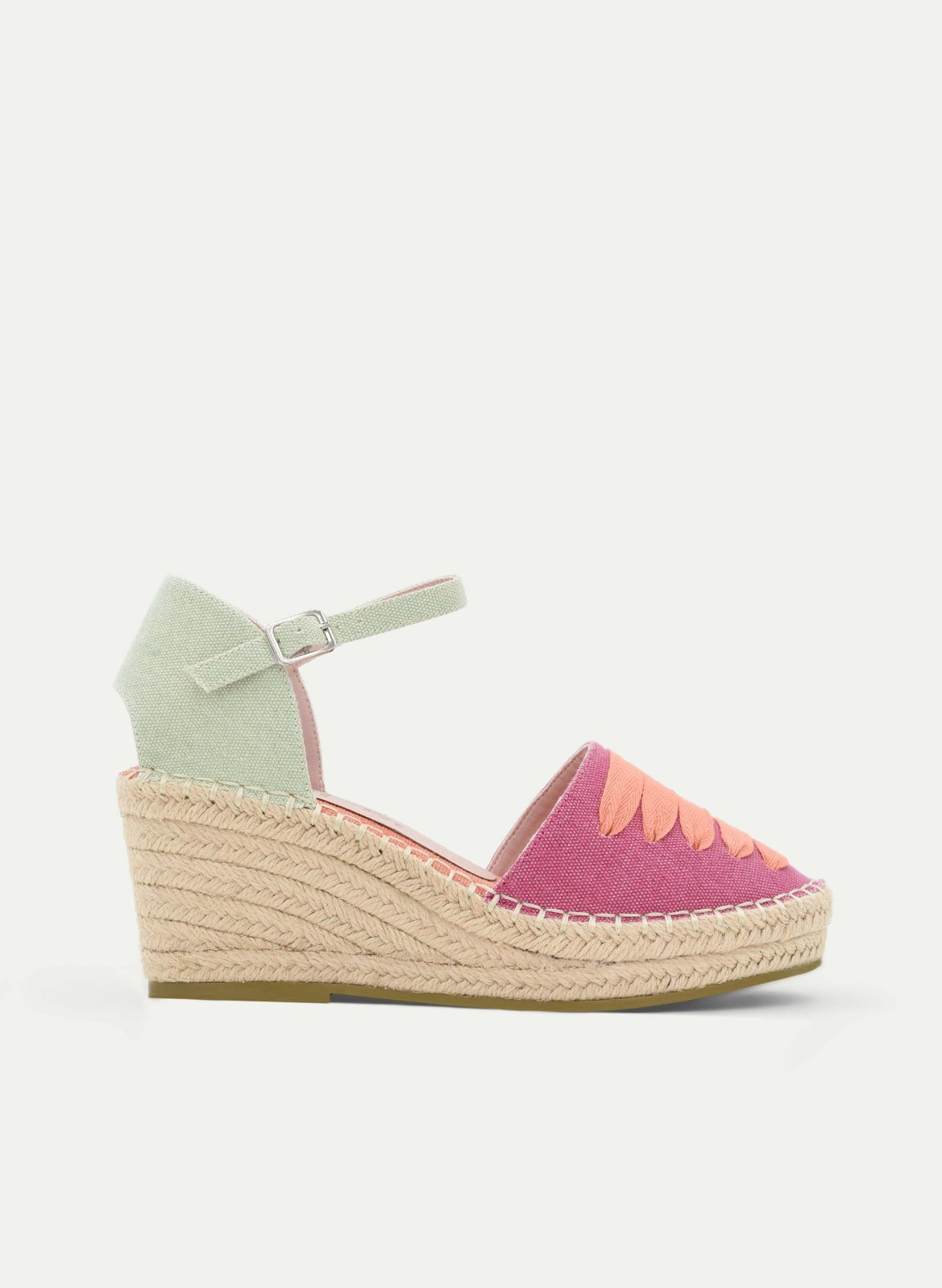 Alpargatas AZAREY multicolor con forma de cuña